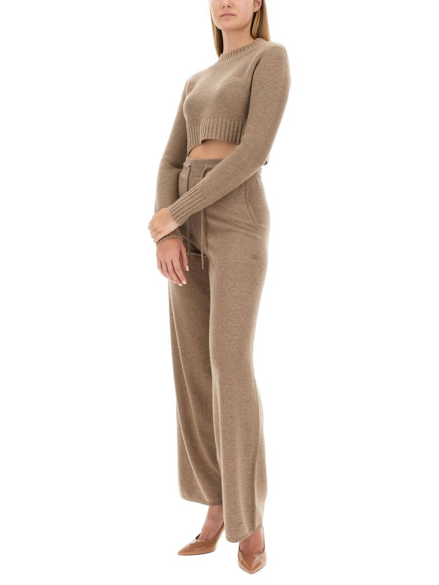 MAX MARA MAGLIA CROPPED IN CASHMERE