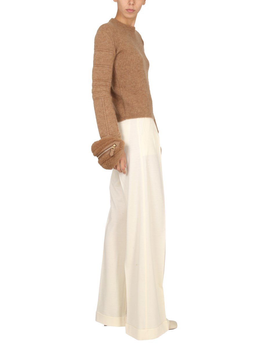 MAX MARA MAGLIA IN FILATO MOHAIR CON RICAMO