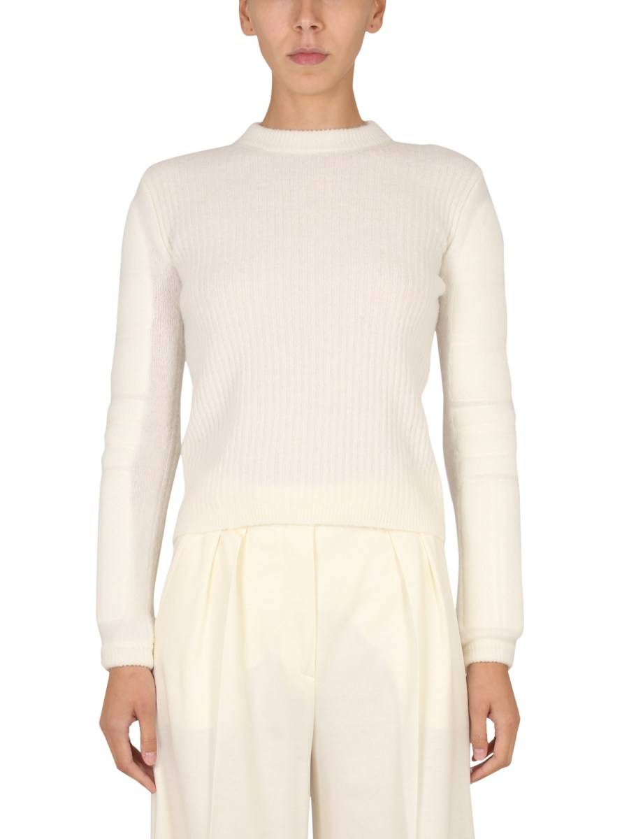 MAX MARA MAGLIA IN FILATO MOHAIR CON RICAMO