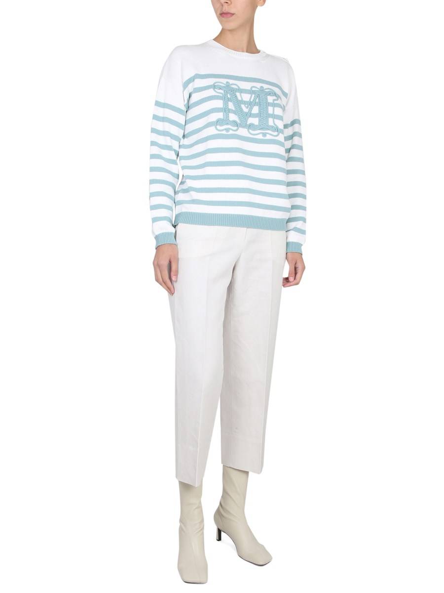 MAX MARA MAGLIA RAGNO IN MISTO COTONE