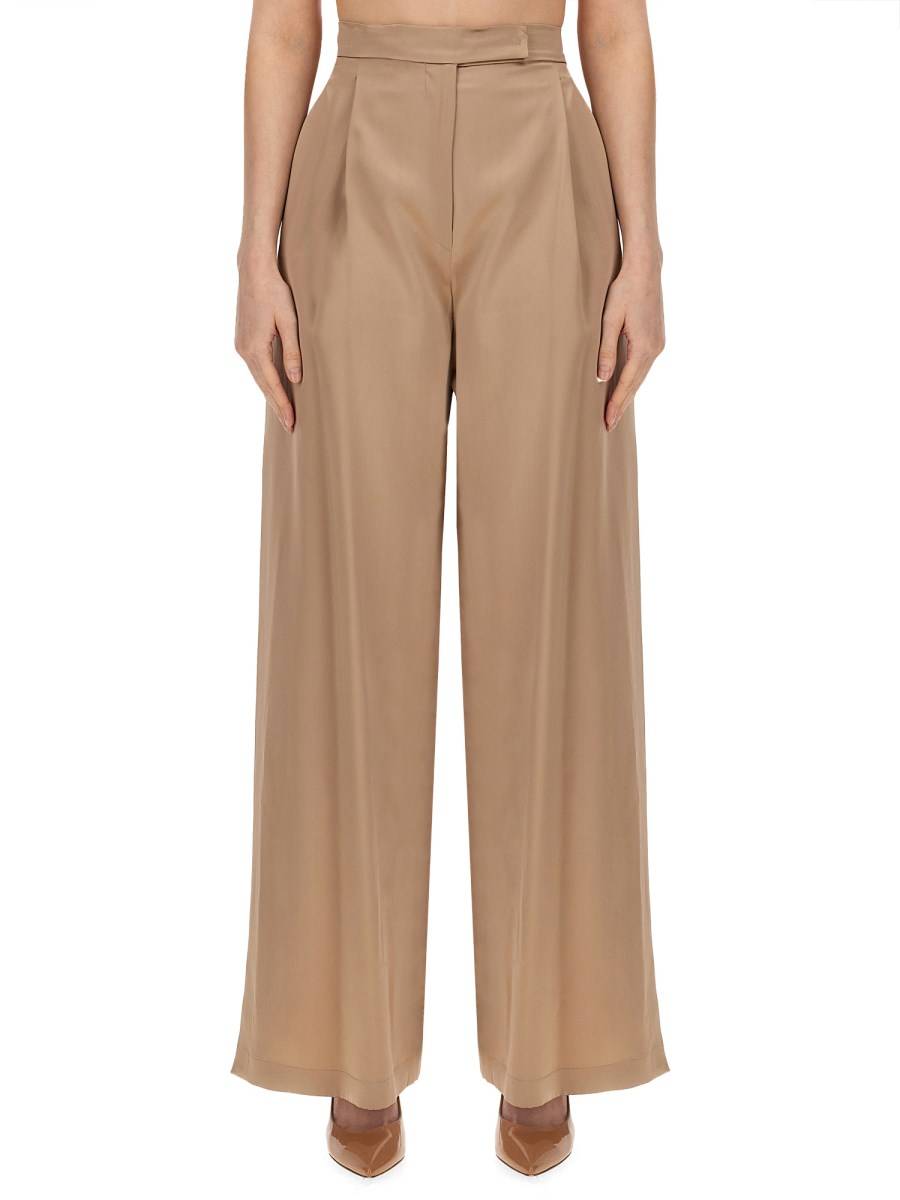 MAX MARA PANTALONE FIESTA PIANOFORTE IN SETA