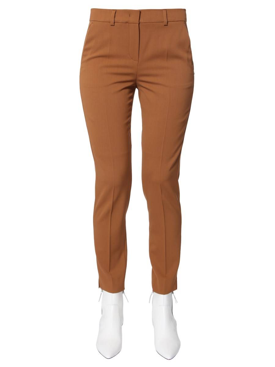 MAX MARA PANTALONE MORETTO IN LANA VERGINE
