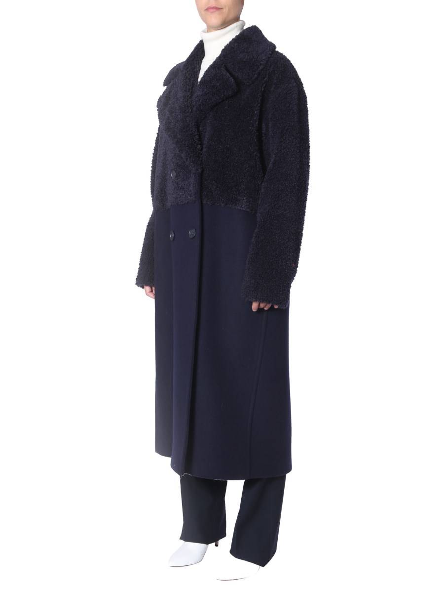 MAX MARA PANTALONE PIGNA IN MISTO COTONE E LANA