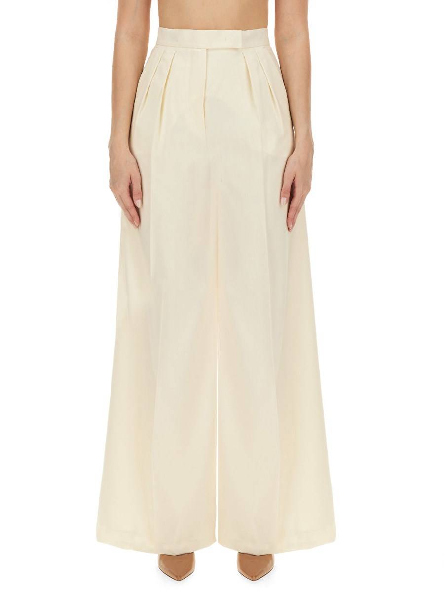MAX MARA PANTALONE "PIOMBO" IN LANA