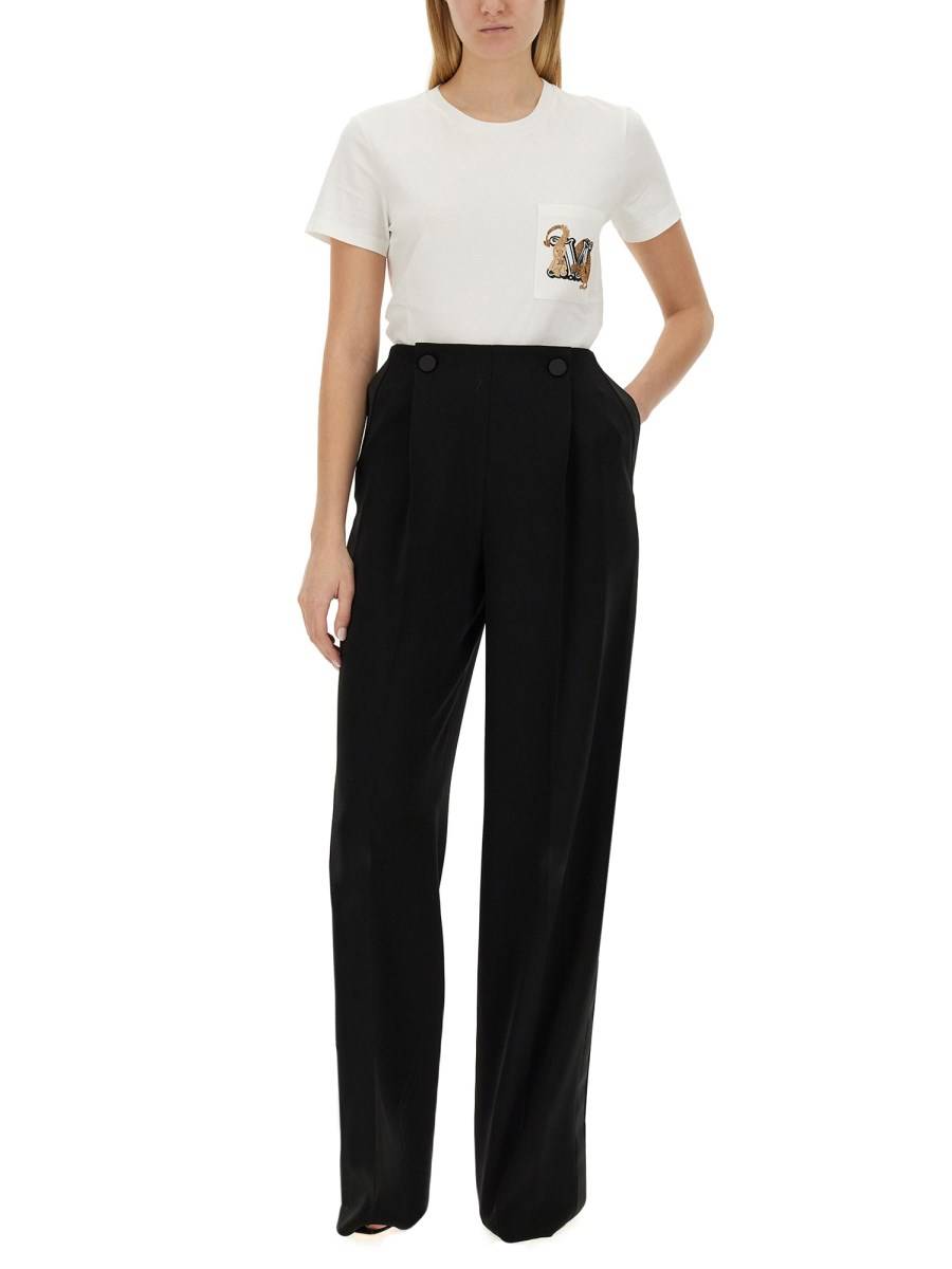 MAX MARA T-SHIRT "ELMO" IN COTONE