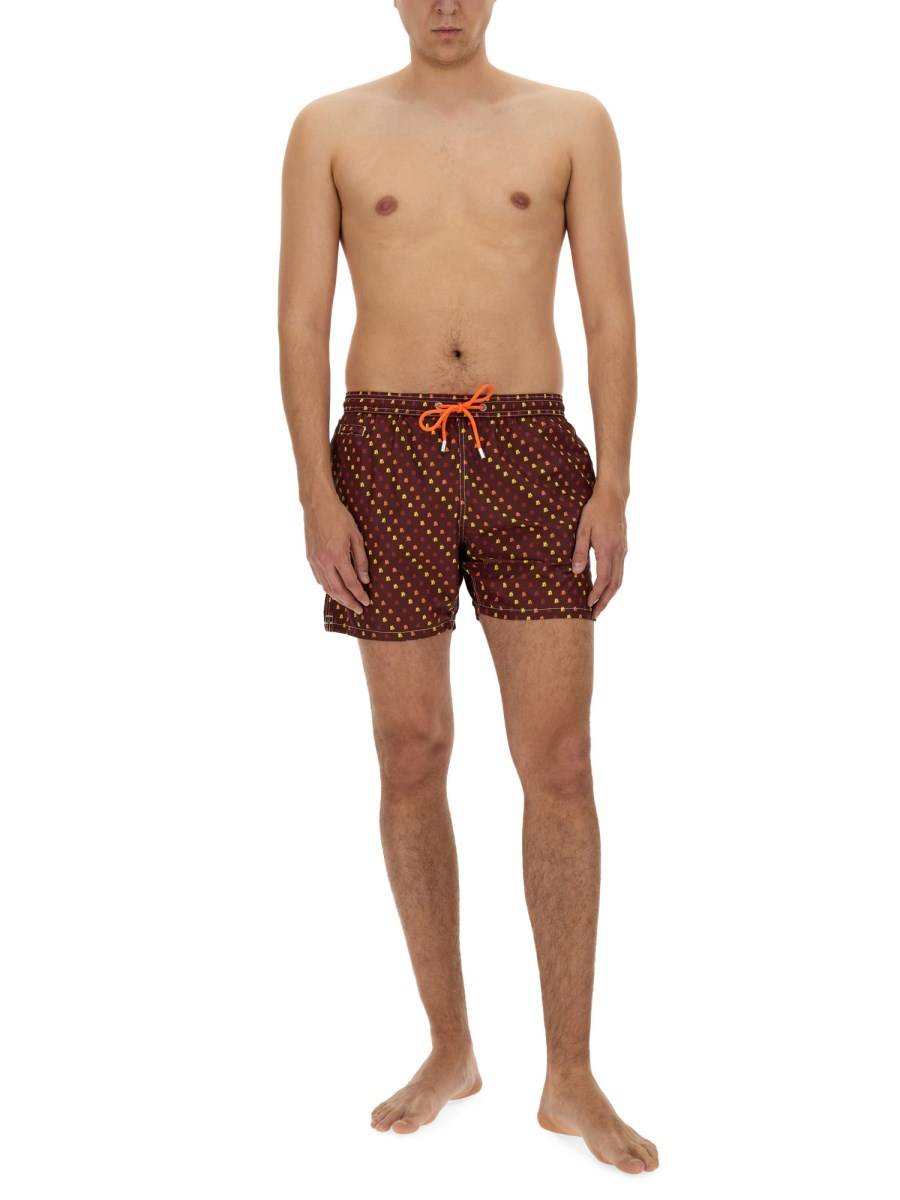 MC2 SAINT BARTH COSTUME BOXER IN NYLON CON STAMPA