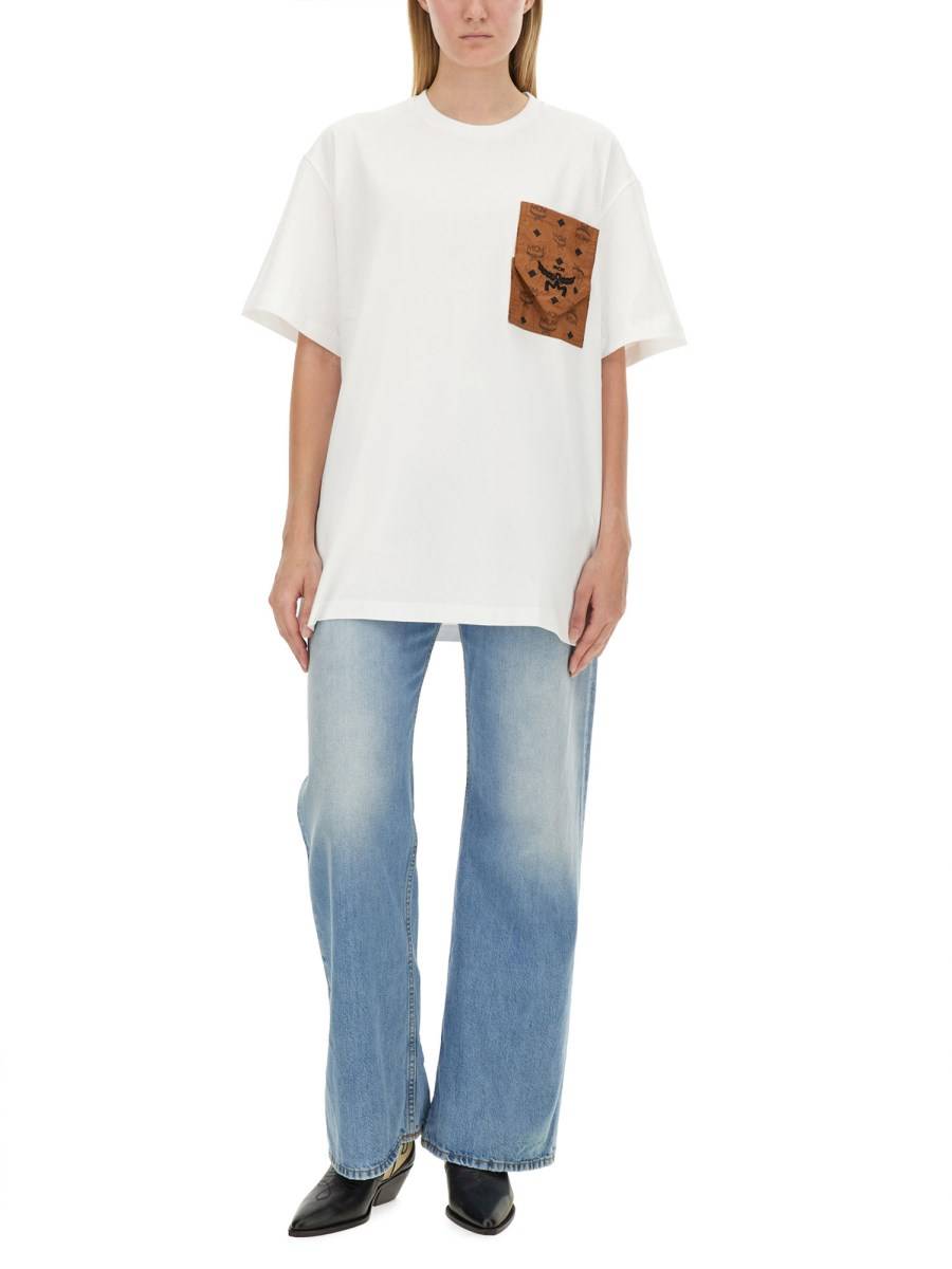 MCM T-SHIRT IN COTONE