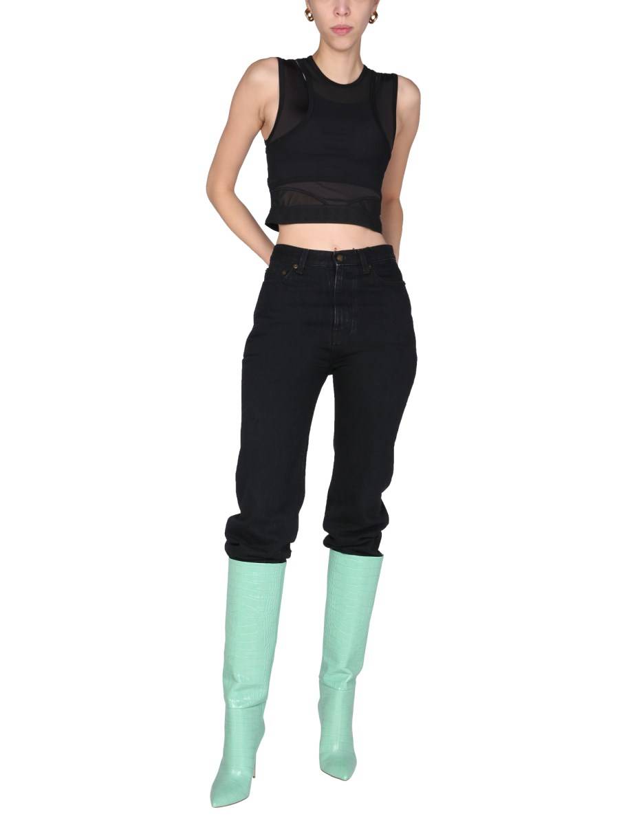 MCQ TOP "PANELLED SPORT" IN TESSUTO TECNICO STRETCH