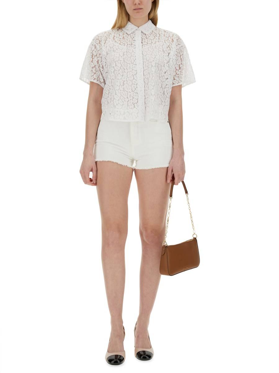 MICHAEL BY MICHAEL KORS CAMICIA IN PIZZO