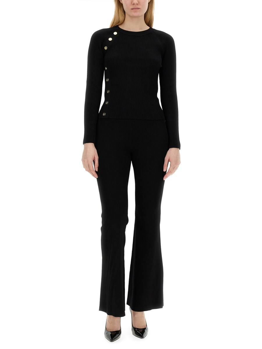 MICHAEL BY MICHAEL KORS MAGLIA CON LOGO IN VISCOSA