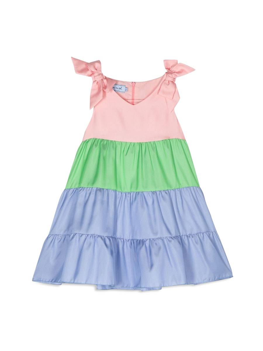 MIMISOL MULTICOLOR SATIN DRESS