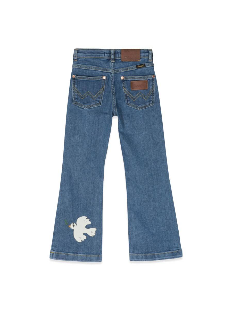 MINI RODINI Pace Dove Danim Flared Jeans