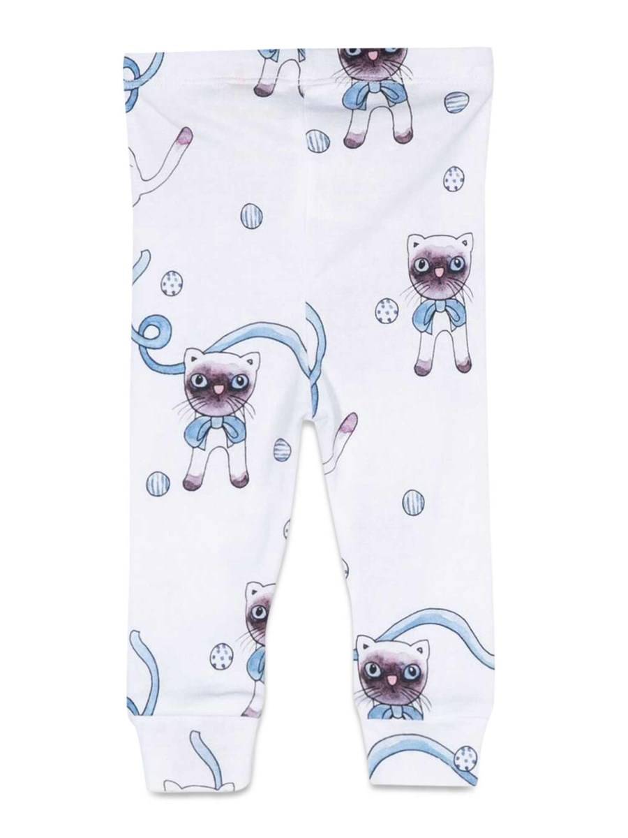 MINI RODINI SIAMESE AOP LEGGINGS