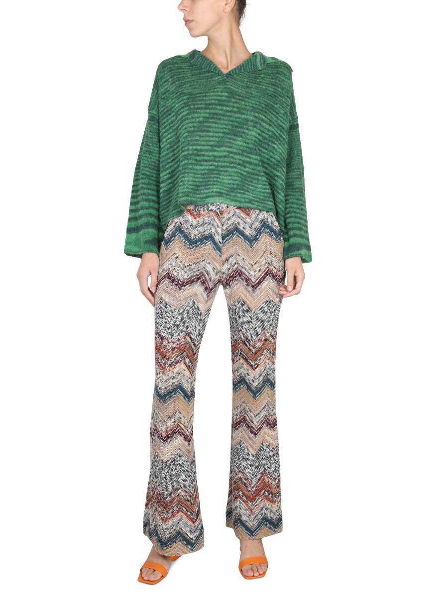 MISSONI PANTALONI CHEVRON CAPERDONI