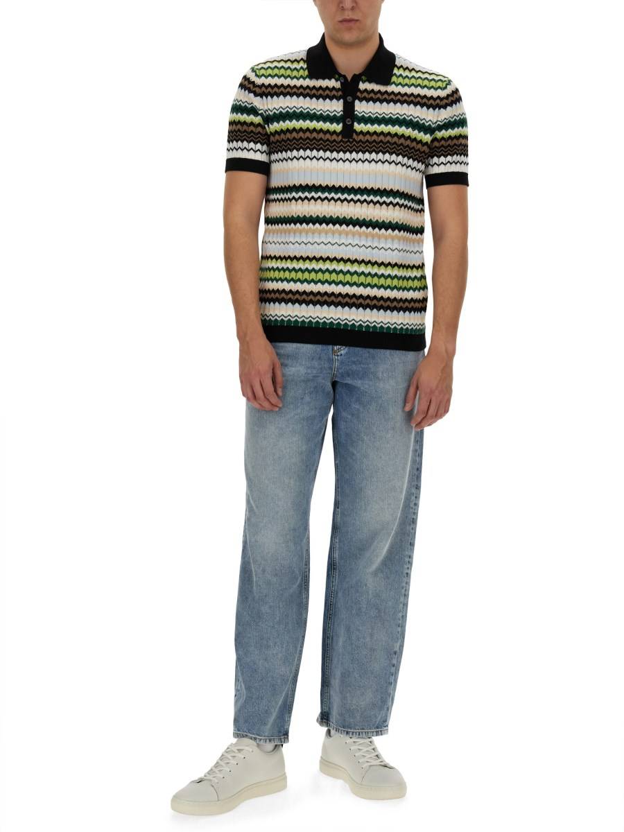 MISSONI POLO IN COTONE