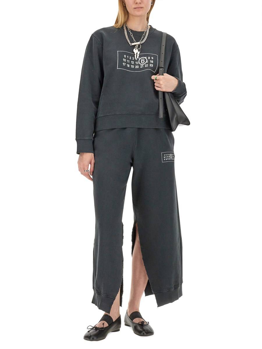MM6 MAISON MARGIELA FELPA CON STAMPA