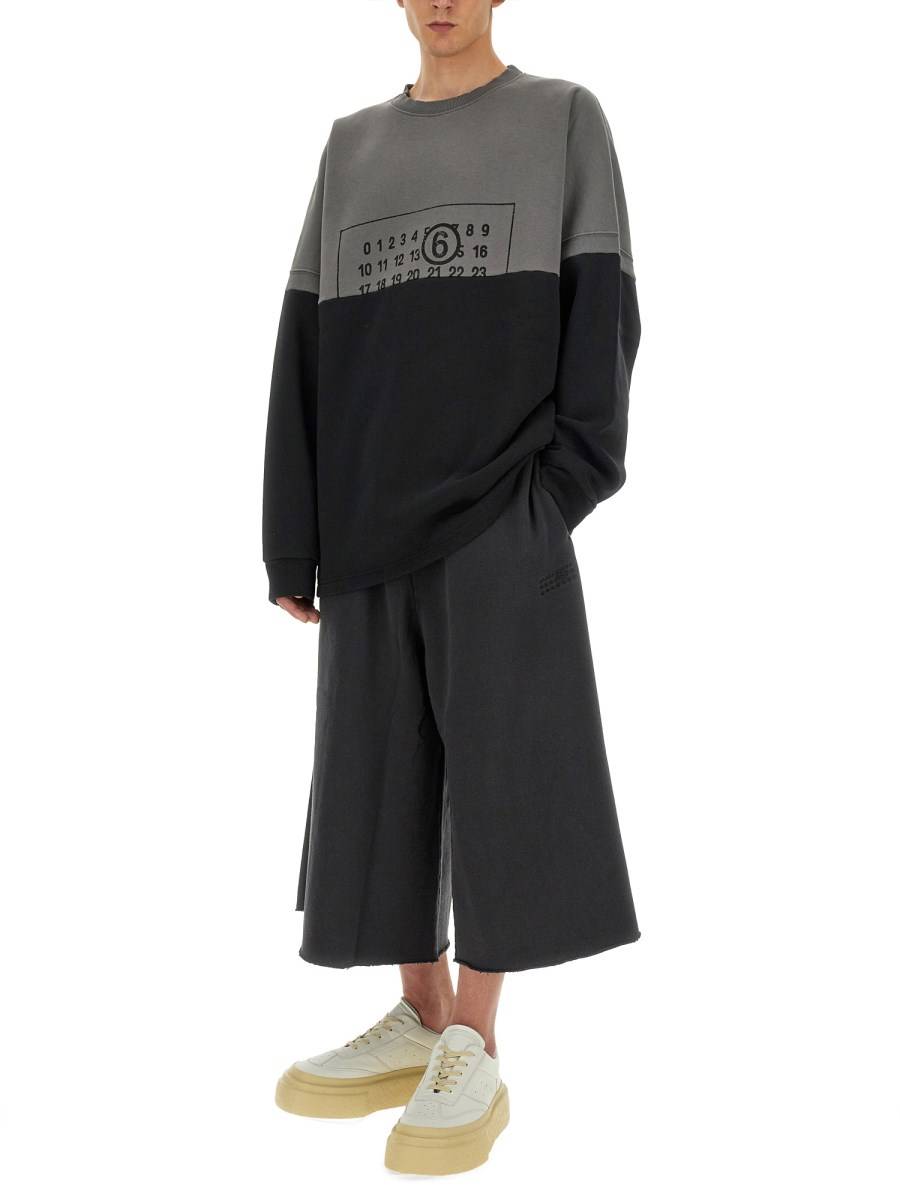 MM6 MAISON MARGIELA FELPA CON STAMPA