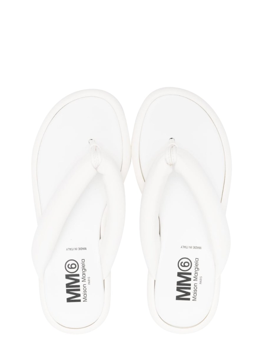 MM6 MAISON MARGIELA PADDED THONG SANDALS