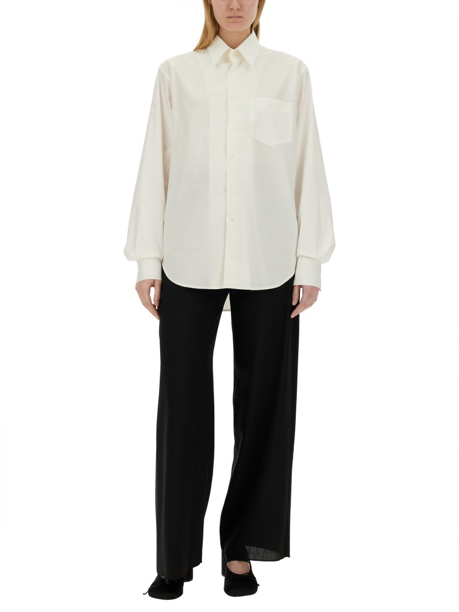 MM6 MAISON MARGIELA PANTALONE IN LANA VERGINE