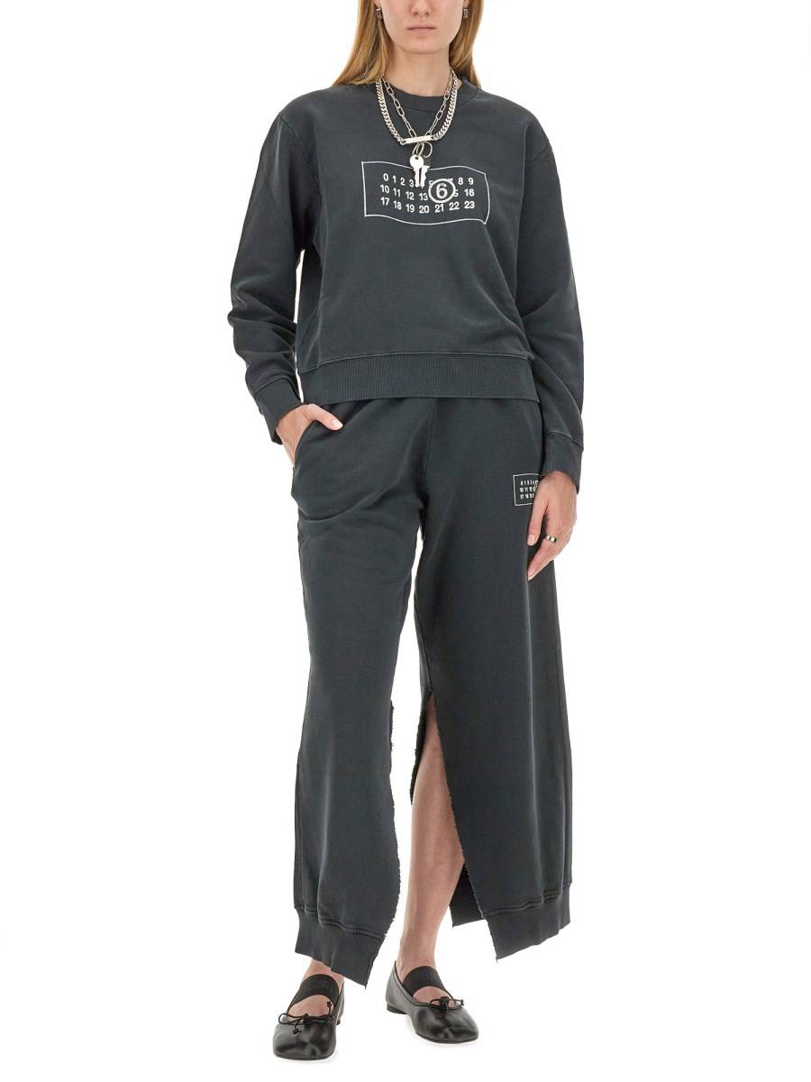 MM6 MAISON MARGIELA PANTALONE JOGGING IN FELPA