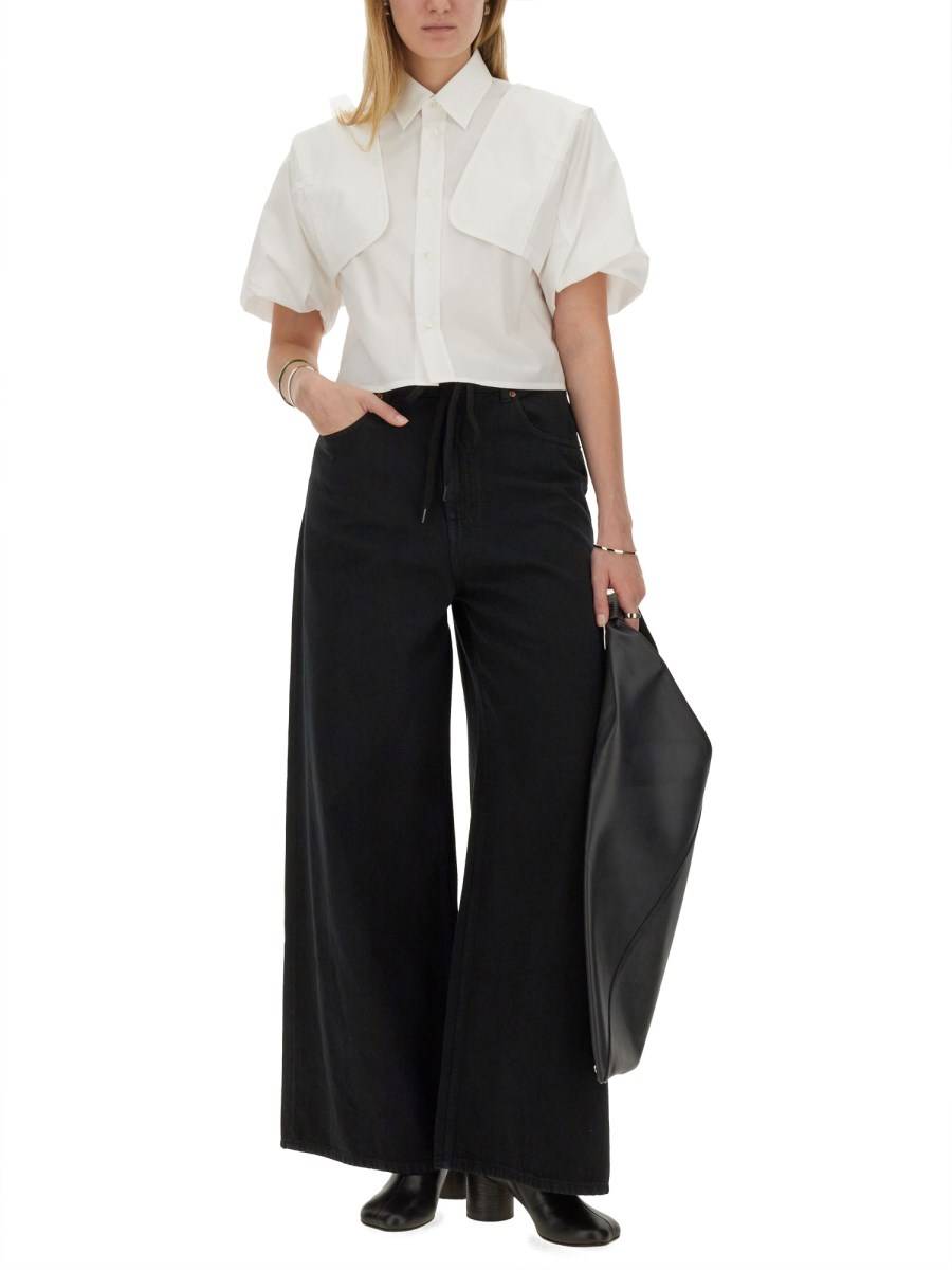 MM6 MAISON MARGIELA PANTALONE WIDE LEG