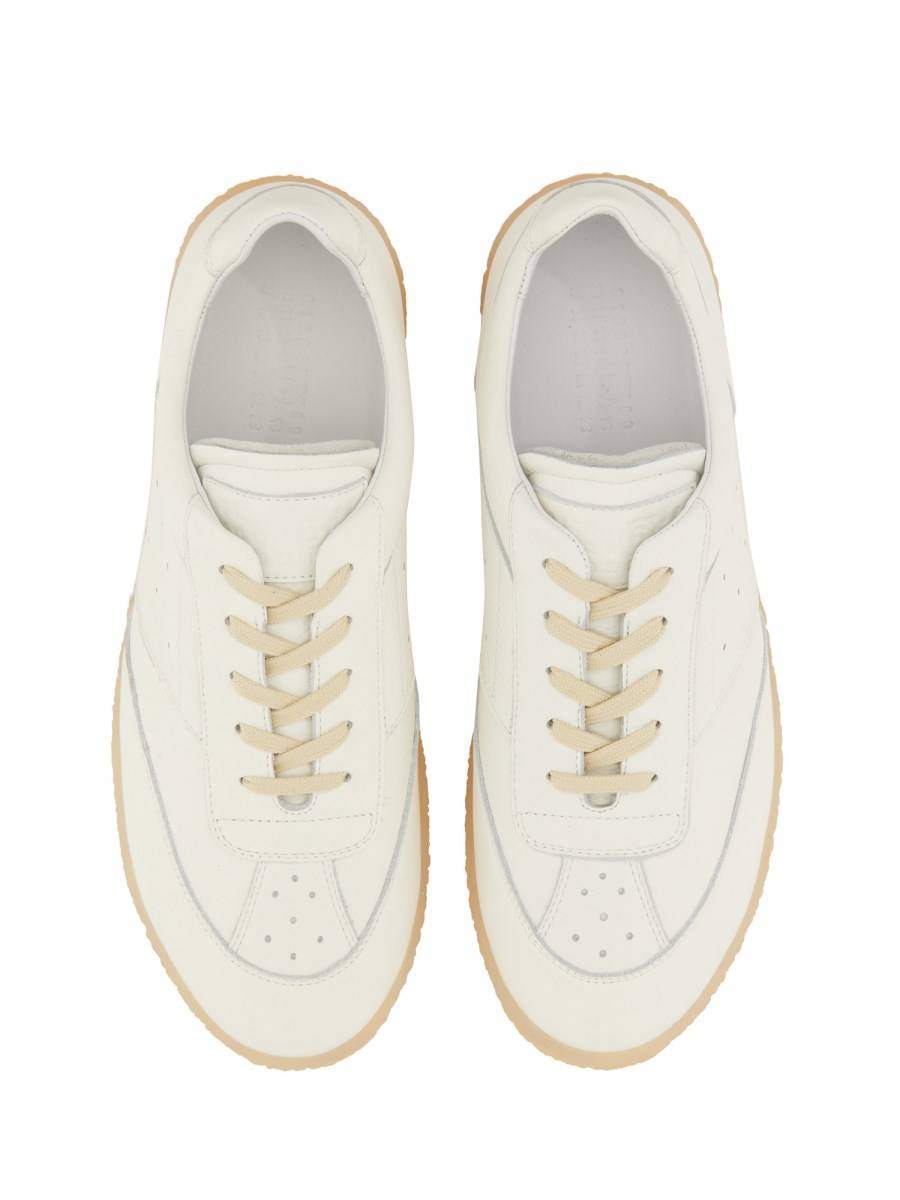 MM6 MAISON MARGIELA SNEAKER 6 COURT IN PELLE
