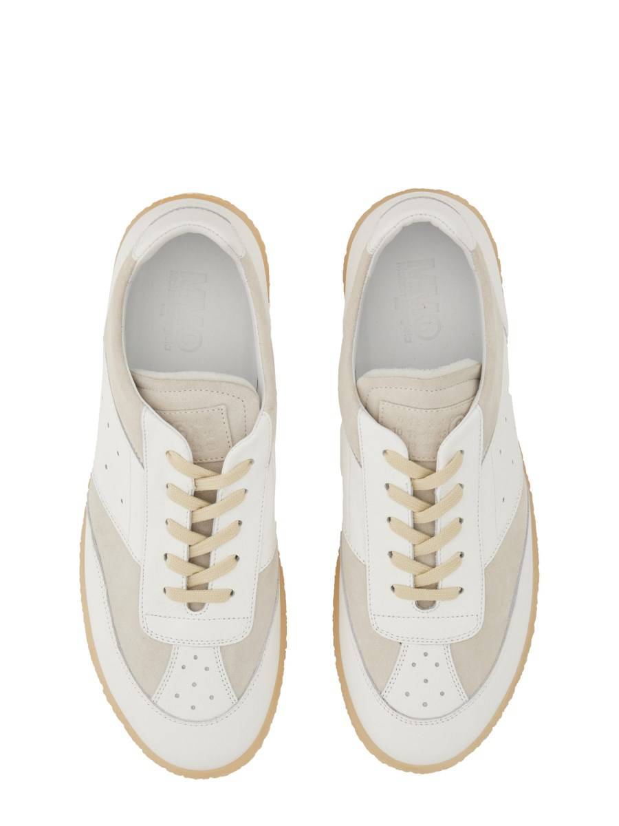 MM6 MAISON MARGIELA SNEAKER 6 COURT IN PELLE