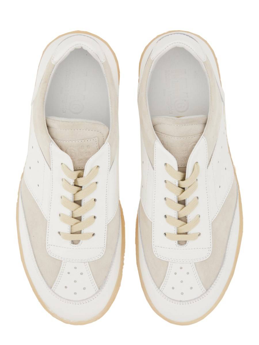 MM6 MAISON MARGIELA SNEAKER 6 COURT IN PELLE