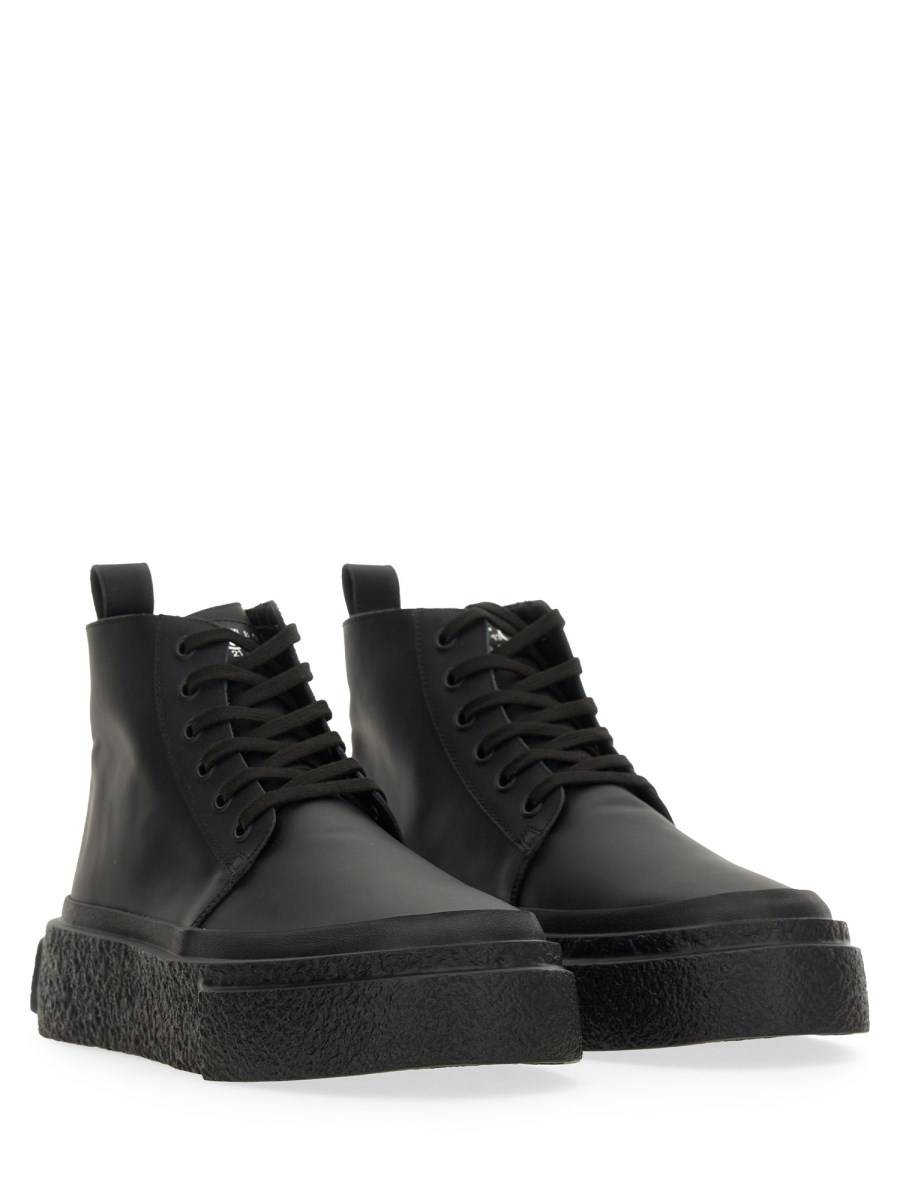 MM6 MAISON MARGIELA SNEAKER STRINGATA IN PELLE