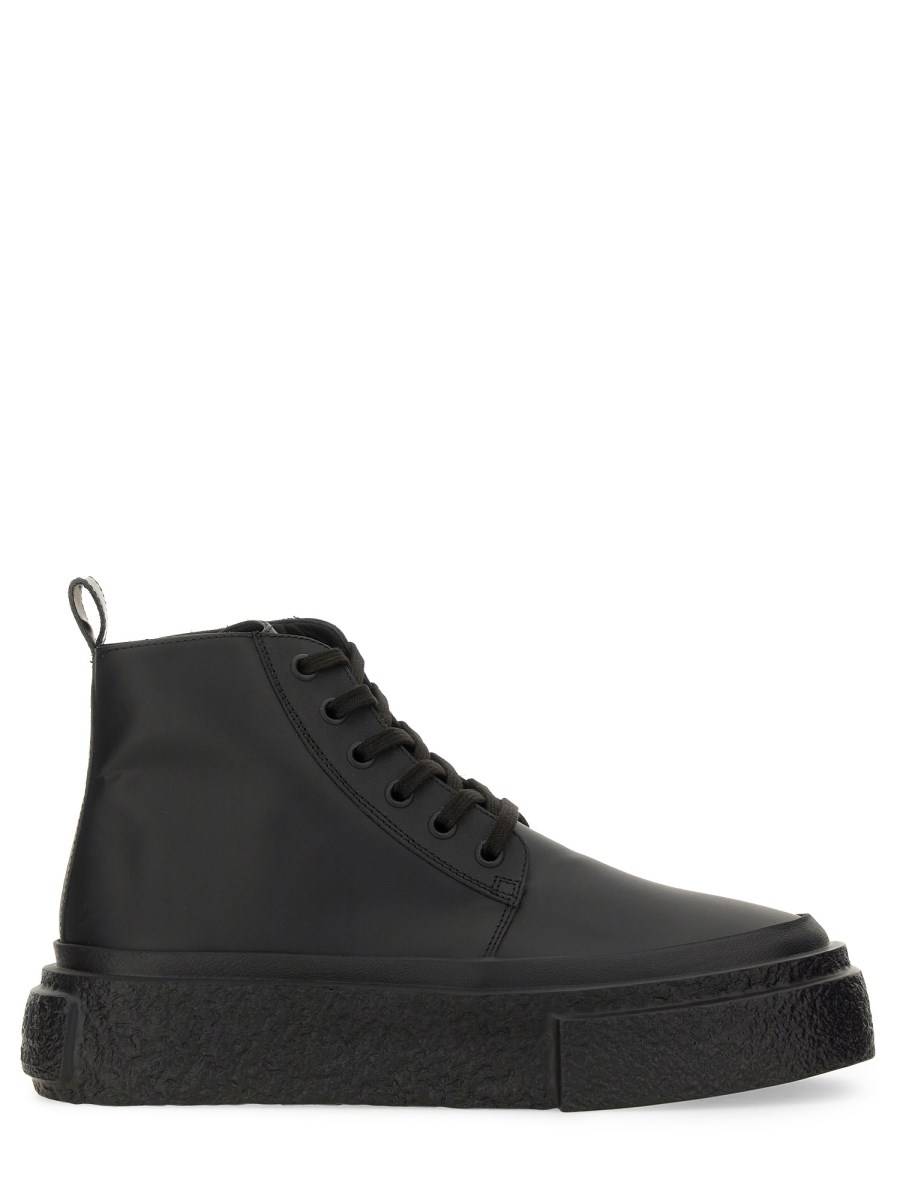 MM6 MAISON MARGIELA SNEAKER STRINGATA IN PELLE