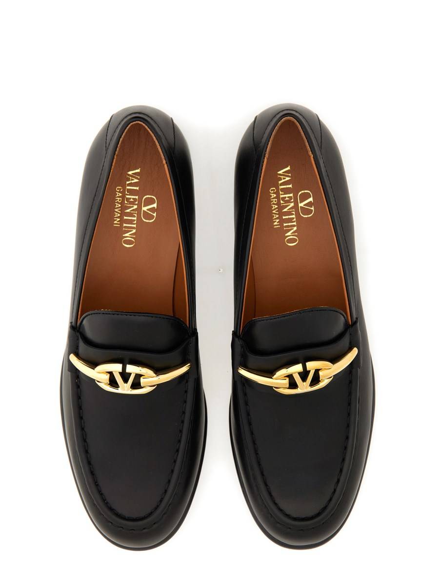 VALENTINO GARAVANI MOCASSINO VLOGO THE BOLD EDITION IN PELLE