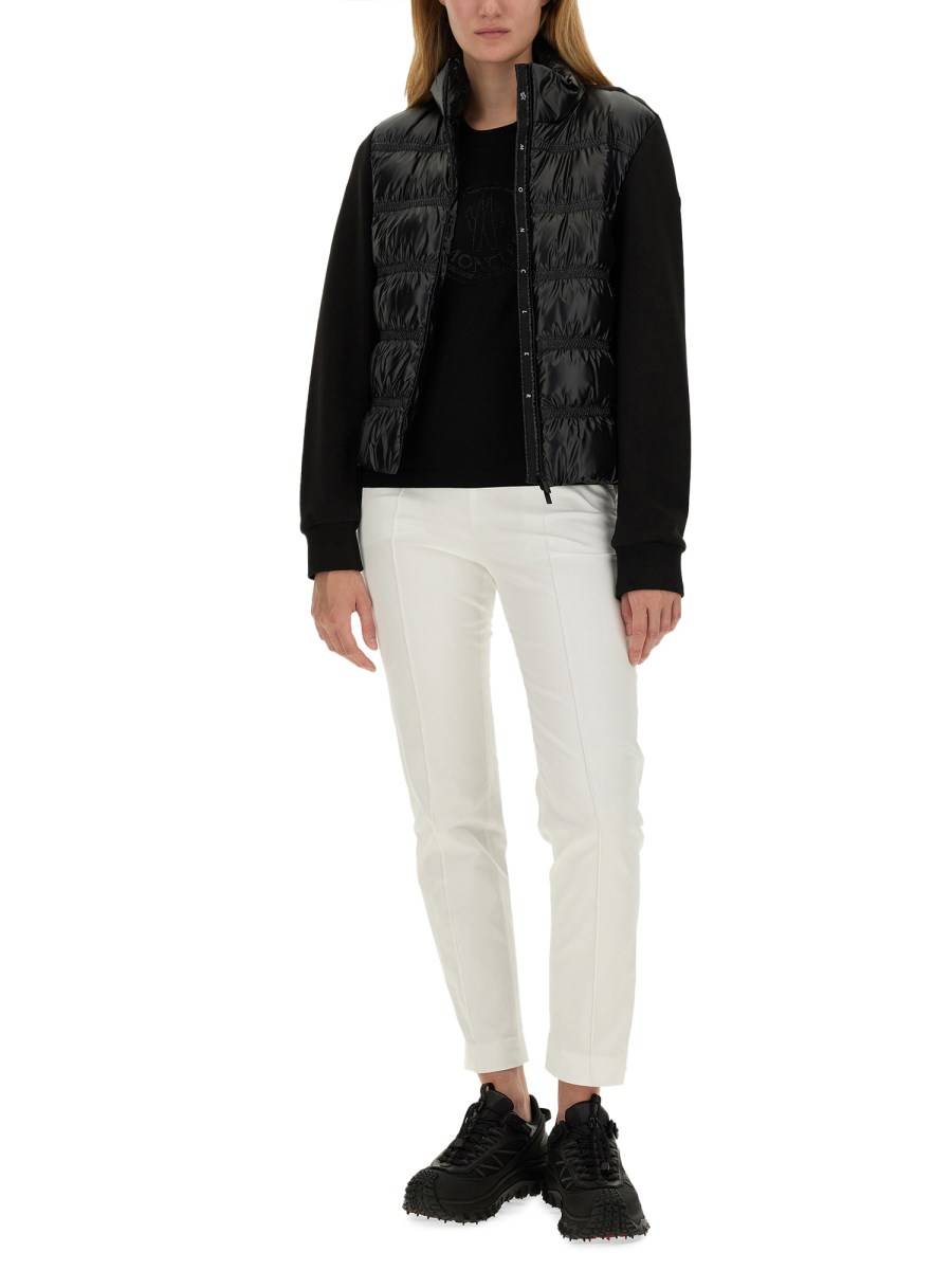 MONCLER CARDIGAN CON LOGO
