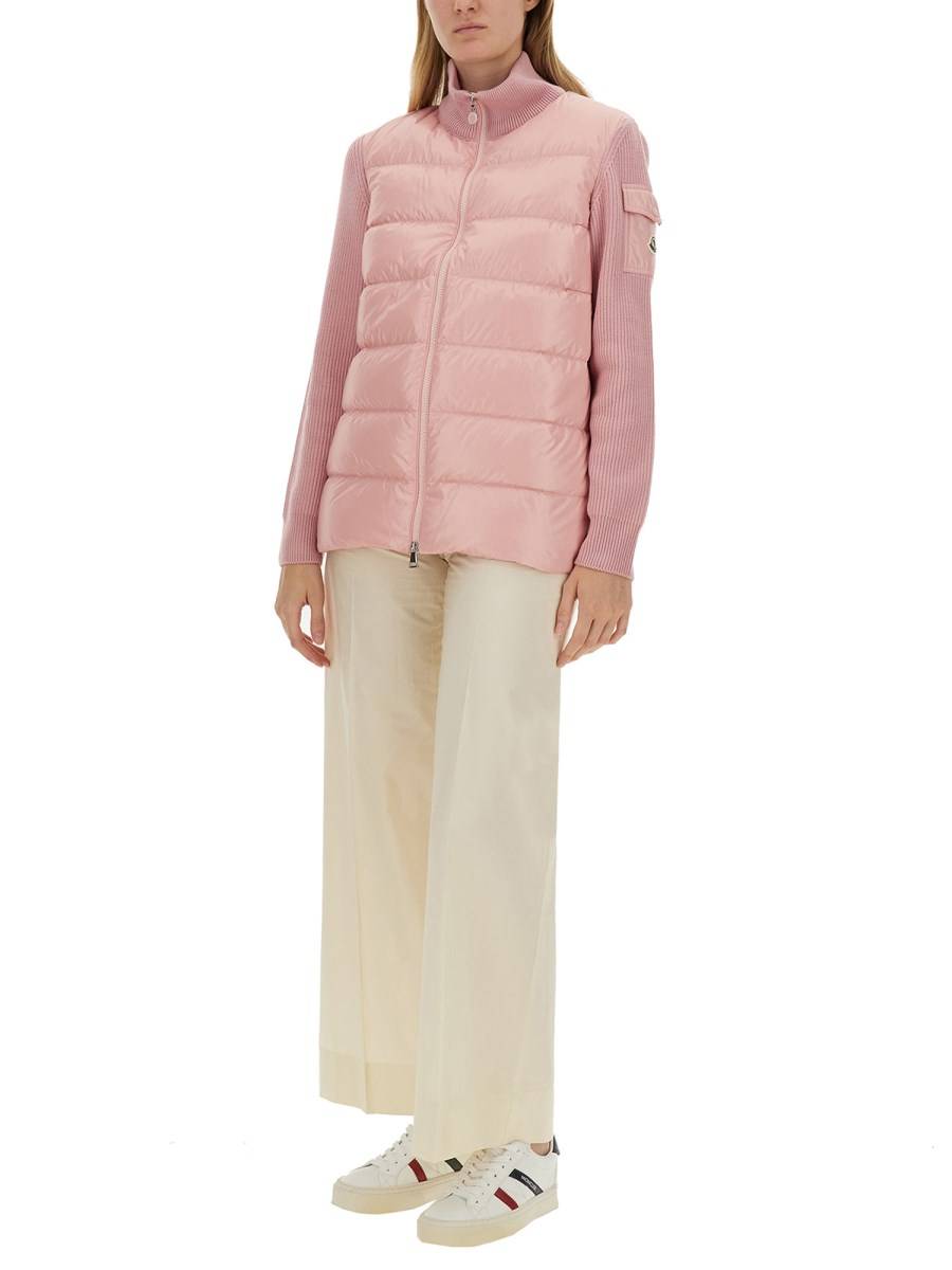 MONCLER CARDIGAN IMBOTTITO