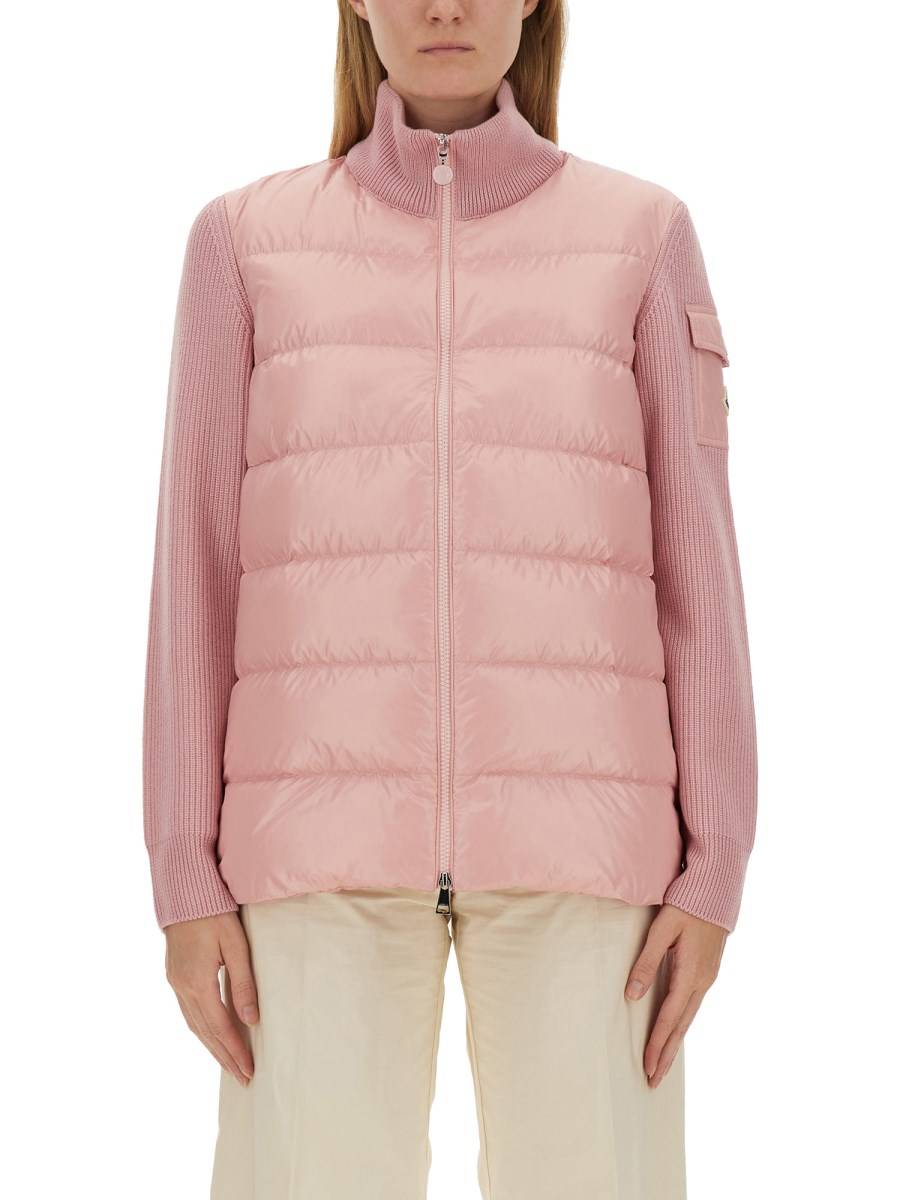 MONCLER CARDIGAN IMBOTTITO