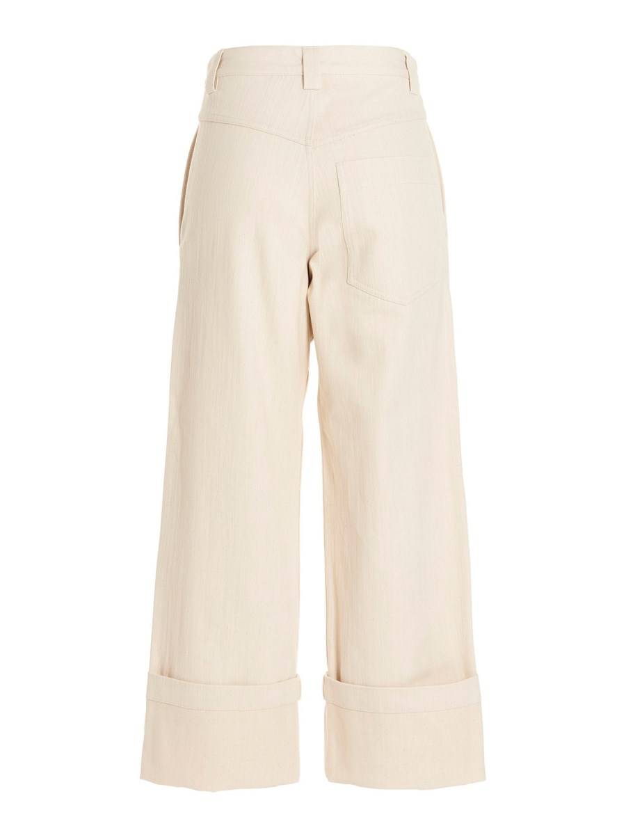 MONCLER GENIUS PANTALONE SVASATO IN COTONE