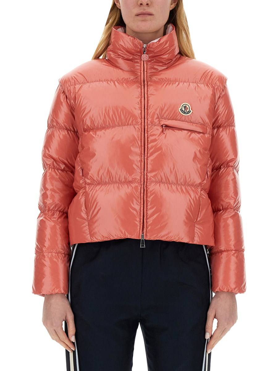 MONCLER GIACCA ALMO IN TESSUTO LUCIDO