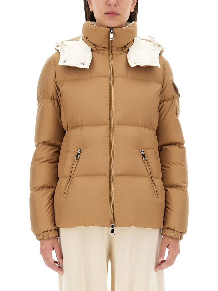 MONCLER GIACCA CORTA FOURMINES IN NYLON RICICLATO