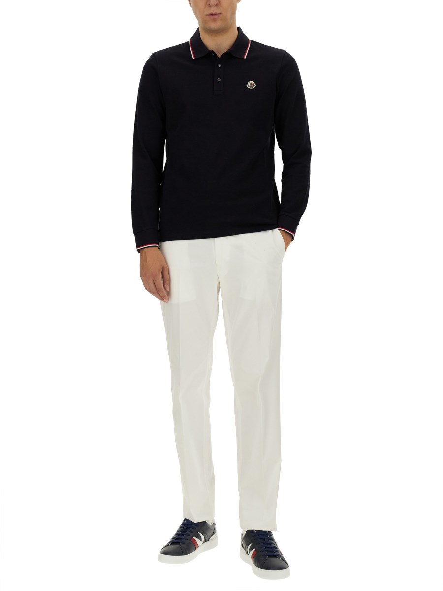 MONCLER POLO IN COTONE
