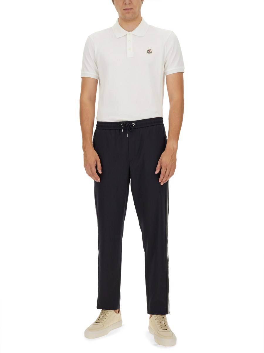 MONCLER POLO IN COTONE
