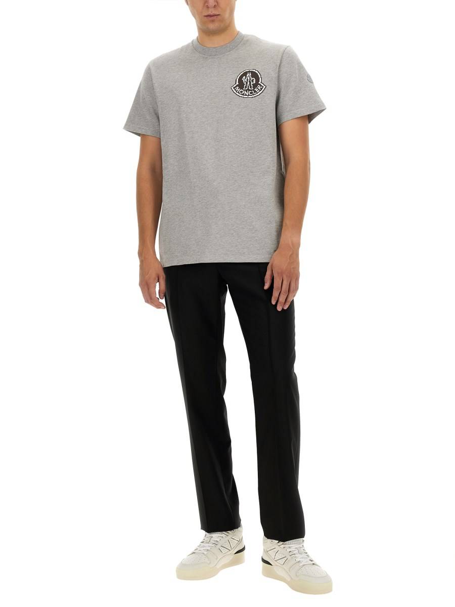 MONCLER T-SHIRT IN COTONE