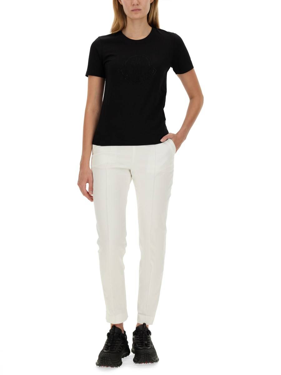 MONCLER T-SHIRT IN COTONE CON LOGO