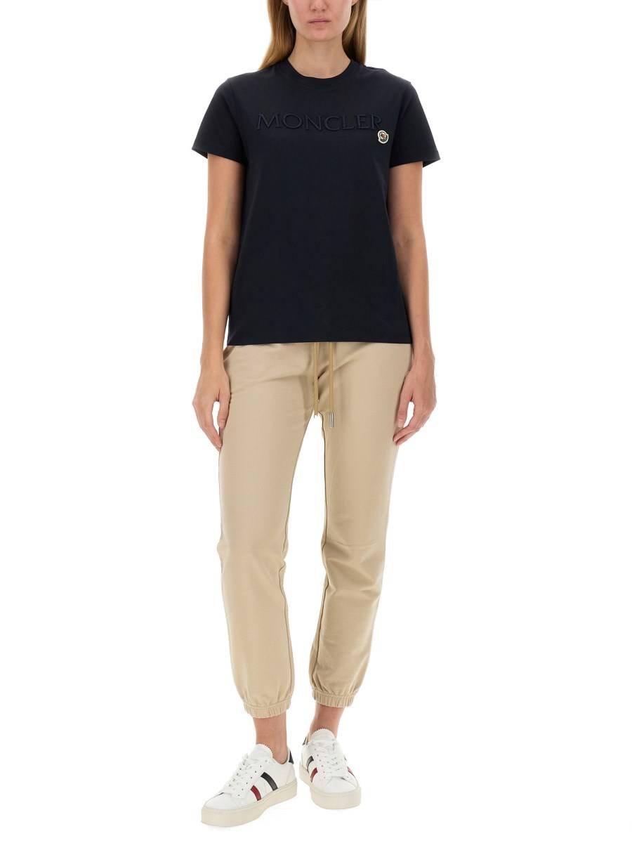 MONCLER T-SHIRT IN COTONE CON LOGO