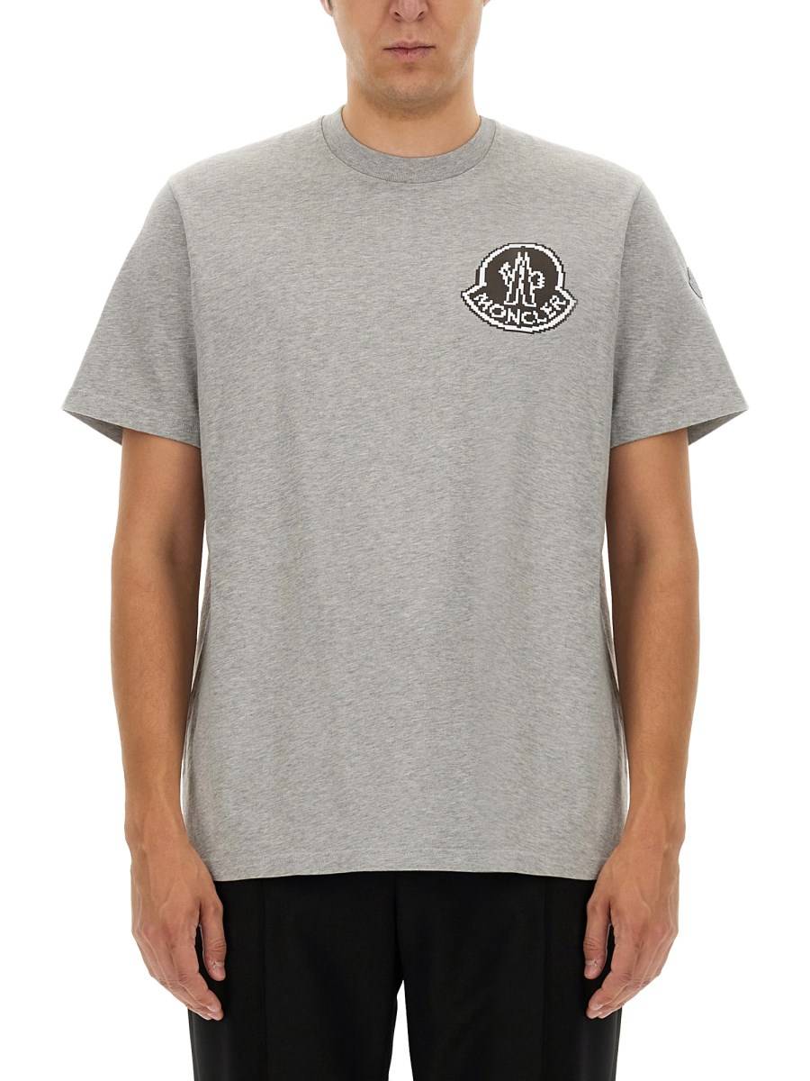 MONCLER T-SHIRT IN COTONE