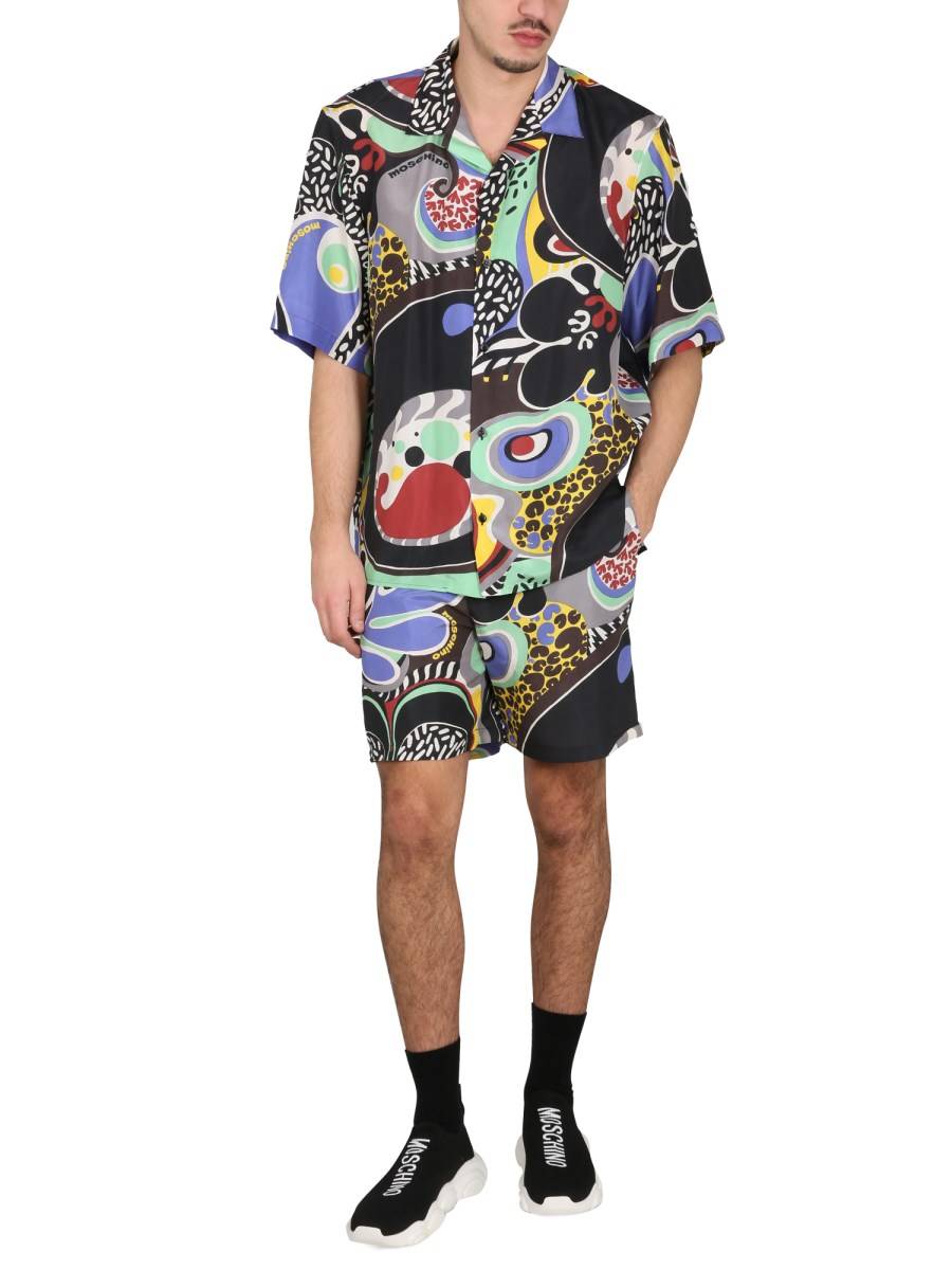 MOSCHINO CAMICIA PSYCHEDELIC PRINT