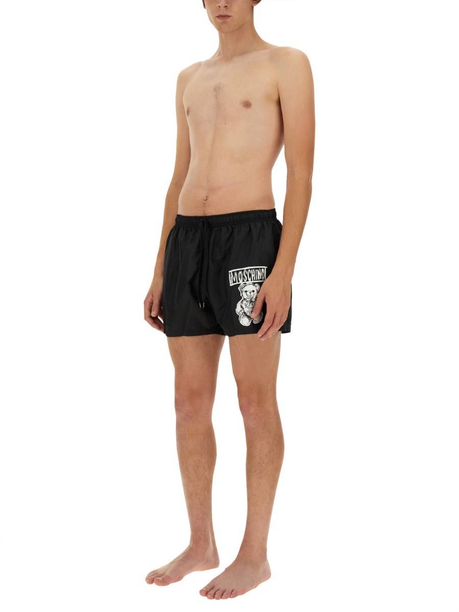 MOSCHINO COSTUME DA BAGNO CON LOGO