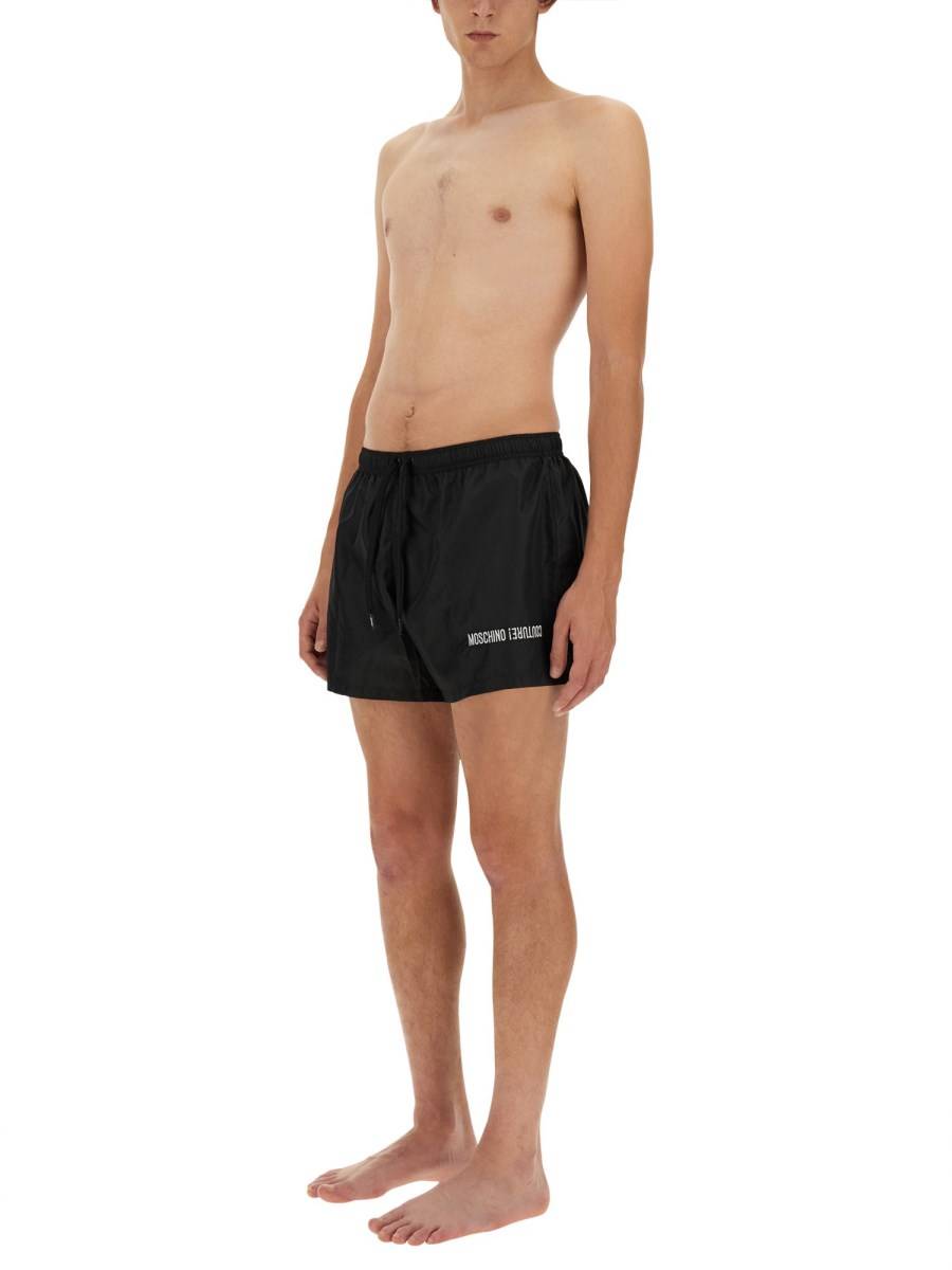 MOSCHINO COSTUME DA BAGNO CON LOGO
