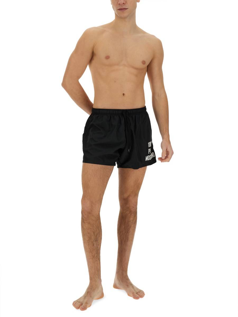 MOSCHINO COSTUME DA BAGNO CON LOGO