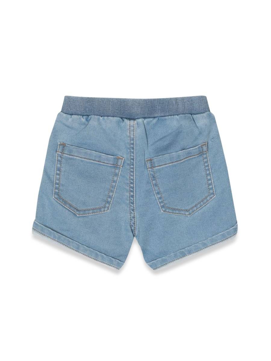 MOSCHINO DENIM FLEECE SHORTS