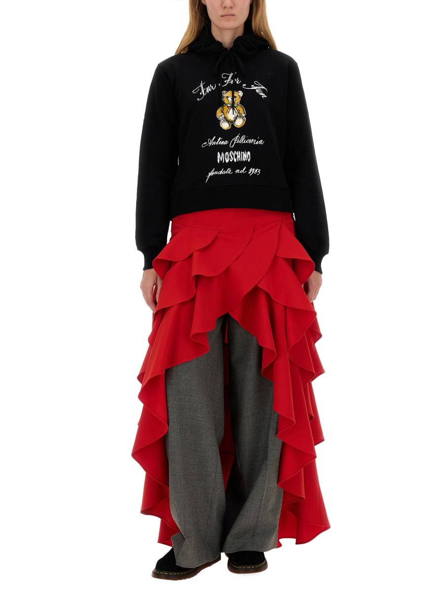 MOSCHINO FELPA CON LOGO