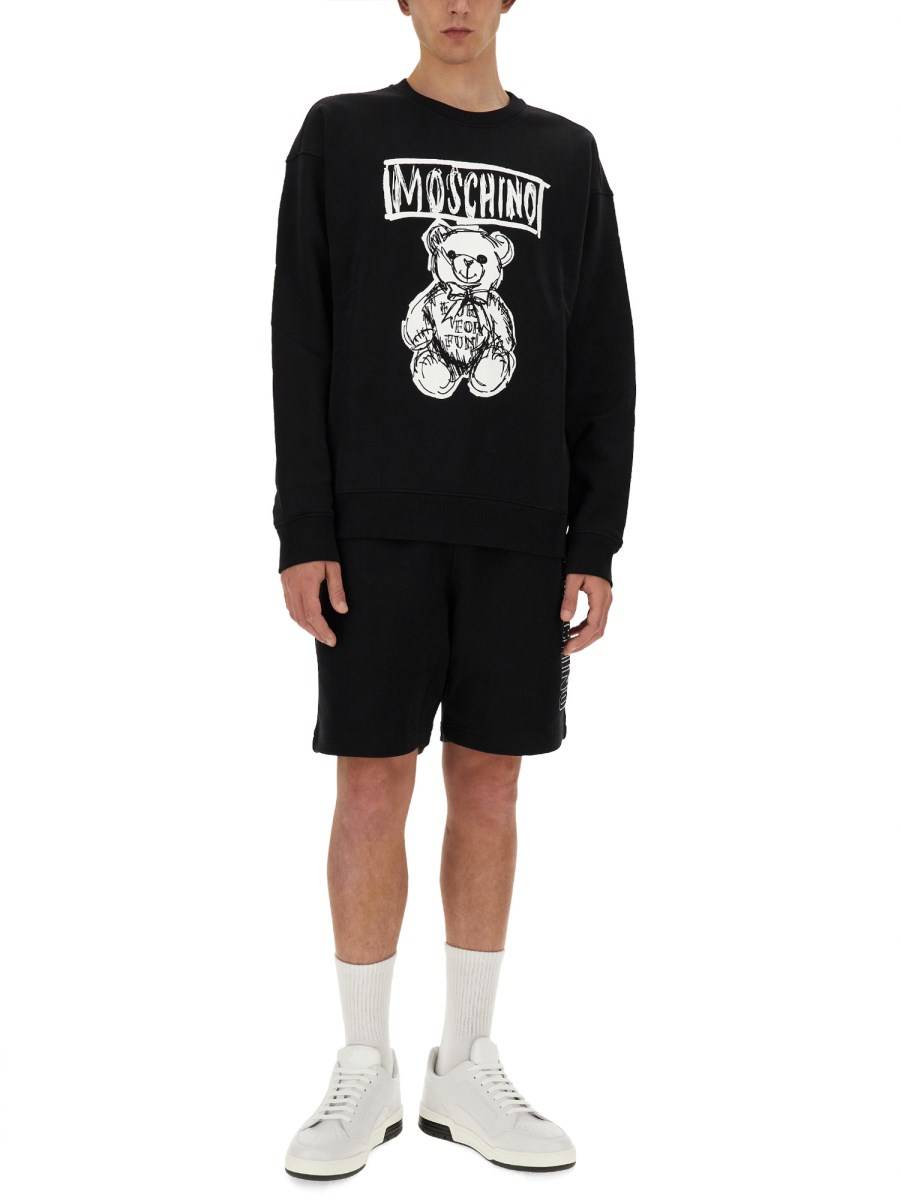 MOSCHINO FELPA CON LOGO